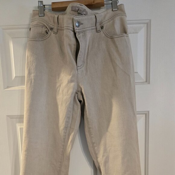 Chico's Tan Jeans - Size 0 - EUC - Picture 1 of 6